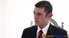 Mormon Elder Gobbles Bishop's Cock In Sinful Blowjob Scene