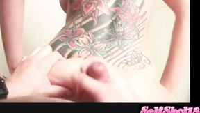 ”Tricia Rubbing Shaft with her Booty with perfect tits”