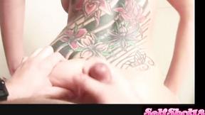 ”Tricia Rubbing Shaft with her Booty with perfect tits”