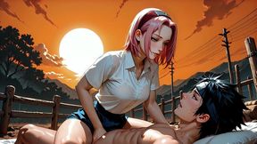 sakura is fucked by sasuke after a long trip- ai porn-anime-audio en espanol - sakura es follado por sasuke despues de un largo viaje- ai porn-anime-audio en espanol