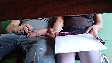 peguei no pal do profesor na sala de aula