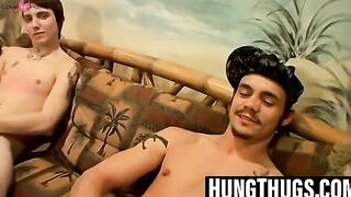 Two Hunks Jack Off To A Mind-Blowing Orgasm - POV