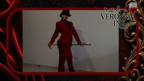 Veronna Ink - Cross Dressing Strip: From Suit & Hat to Lingerie