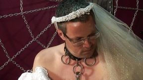 Tied up Groom Has to Watch His Wife Fuck Hard Cocks