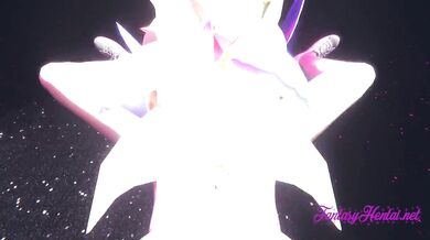Ahri creampie thick butt gets railed raw in League 3d hentai