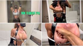 HOW TO BREAK TIFA P1 - BDSM Cosplay for Muscle Woman, ABS Tits Punching, Belly, Bellybutton, Electro Sex, Whipping Lovers