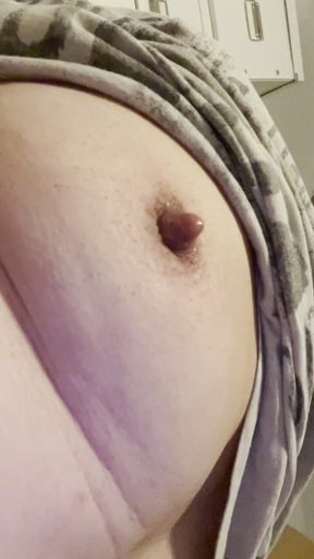 Vacuuming My Tits