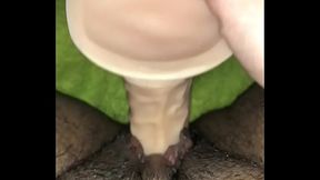 Dildo deep in my transboy pussy (LucaBlu)