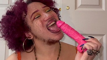 JOI: Jerk off to me with a Sloppy Blowjob