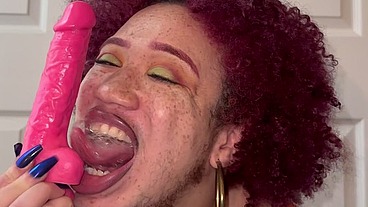 JOI: Jerk off to me with a Sloppy Blowjob