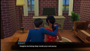 Fucking Mina Bai in Front of Her Husband