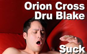 Orion Cross & Dru Blake suck anal cumshot