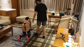 LUNA283_Rider 90kg ride on sexy ponygirl 65kg for physical training