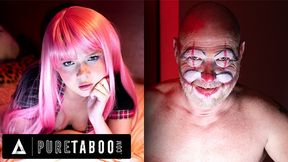 PURE TABOO 18 y/o Camgirl Coco Lovelock CREAMPIED After Catfishing Creepy Old Stepdad On Livestream!