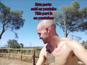 I jerked off in a viewpoint of the city Madrid