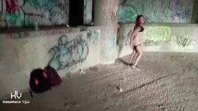 Pervert Shows Me His Penis in Public and I Couldn't Resist Trying It in an Abandoned Building