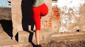 Hot Latina Yessy shows cute naturals cameltoe and pussy&#x1F32E;&#xFE0F; outdoors