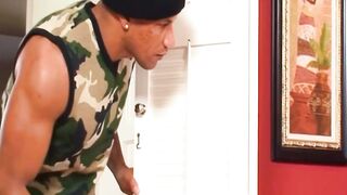 Blond Hunk's Ass Pounding in Anal Threesome