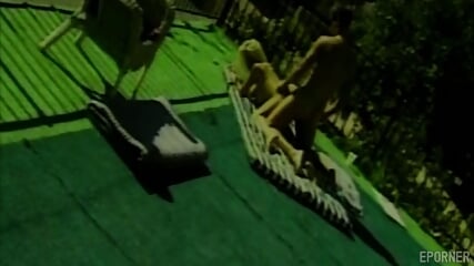 Dick Riding On Balcony