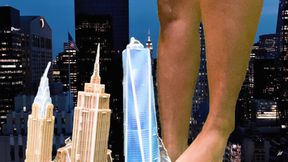 Giantess MXDominion enjoys herself at the Expense of Teenie City