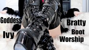 Goddess Ivy Bratty Boot Worship