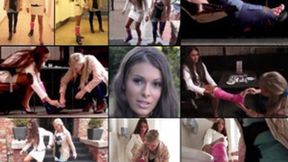 Lia SLC (Term) Liquid Accident At the Coffee Bar, with Foot Play (in HD 1920X1080)
