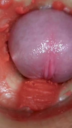 Camera Inside Deep Pussy Captures Huge Ejaculation of Sperm 4K