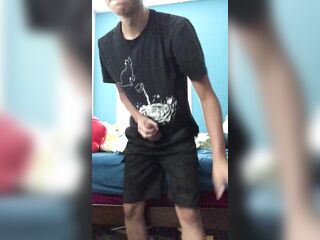 Cute male pleasures himself