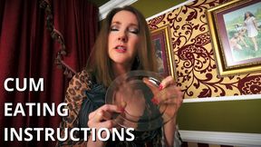 Cum Eating Instruction POV: Mistress Ayn makes you swallow your load