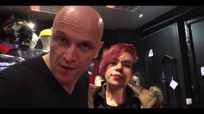 Orgy with Trans, Slave, Redhead Chick and 2 Big Cocks, Part 1 of 5