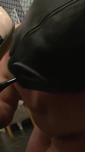 Made my slave eat my feet