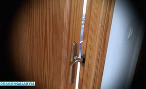 Mature blonde mom caught masturbating and then...