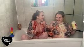 Sploshing fun with Bambi brat