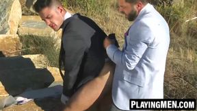 Robbie Rojo spreads legs for Hector De Silva's missionary