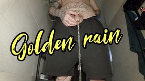 Golden jet on your face