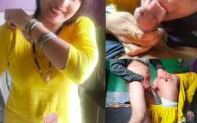 Teen Indian Hot Really Enjoyed Blowjob and Doggy Style