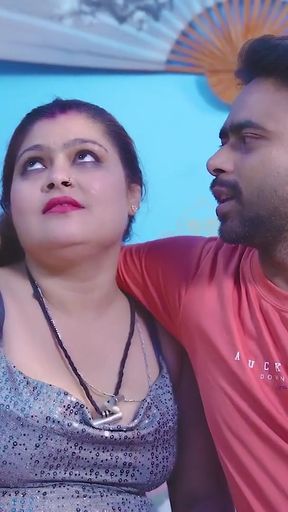 Desi Bold &amp; Horny Step Mom shares Bed with Her Two Step Sons at Same Time  Threesome  ( Hindi Audio )   Clip 1