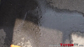 Japanese amateurs filmed peeing in public by voyeur