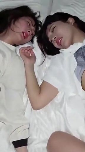 Two Stunning Bodies Taken Top and Bottom Four Men Deliver Back to Back Creampie Intensity