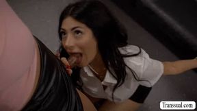 Just hide under the table and suck my cock
