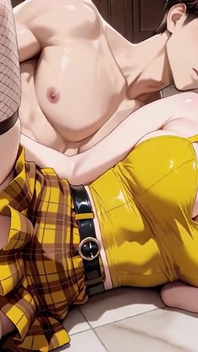 Horny Yellow-Top Waifu Begs for Hotel Mouth Creampie She Can't Resist   Clip 2