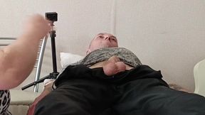 a neighbor came to suck a dick to swallow a portion of sperm