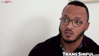 Trans babysitter Brittney Kade seduces Dillon Diaz into hard pounding