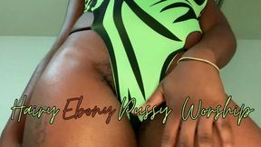 Hairy Ebony Pussy Worship