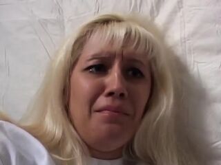 Lascivious mother I'd like to fuck Doctor Fists and Screws Blond Patient Wildly