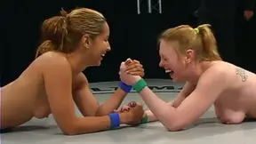 Isis Love Triumphantly Toys Blonde Pussy After Another Victory Scene