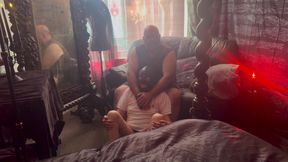 Part 1:-Lanista Bear &amp; Tawsema spanking session in the vamp room!
