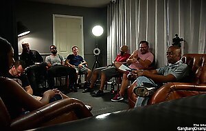 La La Fucks 5 guys and eats cum!