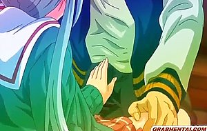 Coed hentai sucking bigcock and wetpussy fucking