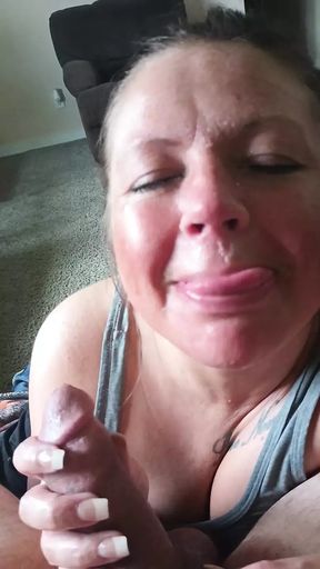BEST COCK WORSHIP BLOWJOB WITH FACIAL!
